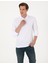 Erkek Beyaz Slim Fit Kıvrılmaz Polo Yaka Basic Pike Sweatshirt 50314048-VR013 1