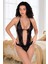 Siyah Dantelli Bodysuit - 939 2