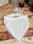Çok Amaçlı Brode Fisto Kumaş Bandana | Bele ve Saça Bağlanabilir Üçgen Model 3