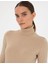 Kadın Bej Slim Fit Basic Kazak 50315747-VR011 2