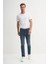 Caz 03505 Harden Denim Dar Kesim Erkek Kot Pantolon Mavi 1