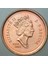Kanada 1 Cent 2002 Sirkülasyon Hatıra. Kraliçe Iı. Elizabeth 50. Taht Yılı 1952-2002 Altın Jübile. 19.05 mm Çilaltı 2