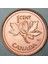 Kanada 1 Cent 2002 Sirkülasyon Hatıra. Kraliçe Iı. Elizabeth 50. Taht Yılı 1952-2002 Altın Jübile. 19.05 mm Çilaltı 3
