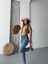 Mom Fit Kar Yıkama Bıyık Detaylı Jeans Pantolon D2006 5