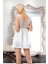 Beyaz Dantelli Saten Gecelik - M-395 2