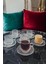12 Parça Cam Kahve Fincan Seti Çizgili Desen Nescafe Fincanı Cam Tabaklı Çay Takımı 125CC 2