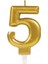 5 Rakam Mum Gold Renk (4915) 1