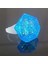 Kristal Tasarımlı LED Glow Işıklı 3 Modlu Mavi Yüzük 3.5 x 5 cm (4915) 1