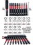 33 Parça Mıknatıslı Bits Uç Yıldız Düz Torx Hex S2 Çelik 50 mm Matkap Uç 4