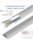 50X16 Aluminyum Balık Sırtı Kablo Kanalı - Yapışkanbantlı 1