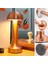 Mantar Model Bronz Renk Şarjlı Dokunmatik 3 Renkli LED Masa Lambası (5047) 4