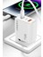 EU53 Type-C Lightning ve USB Çıkışlı 65W Pd Hızlı Şarj Aleti - Beyaz 9