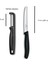 Siyah Soyacak & Bıçak Seti 2 Li (Tırtıklı Kenar & Tırtıklı Kenar) 1