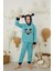 Erkek Çocuk Peluş Polar Pijama Takımı - Kapüşonlu 43310 2