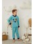 Erkek Çocuk Peluş Polar Pijama Takımı - Kapüşonlu 43310 5