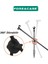 Zemin Için 360 Döner Profesyonel Metal Mikrofon Standı 170 cm - FC1075 5
