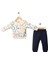 Fil Baskılı Erkek Bebek Takım 1