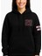 Mdb Üç Iplik Kapüşonlu Ön ve Arka Baskılı Weathirt Hoodie Iyah 2