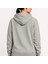 Mdb Üç Iplik Kapüşonlu Tam Fermuarlı Kanguru Çepli Weathirt Hoodie Gri 2