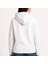 Mdb Üç Iplik Kapüşonlu Kanguru Çepli Weathirt Hoodie Beyaz 2