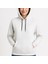 Mdb Üç Iplik Kapüşonlu Kanguru Çepli Weathirt Hoodie Beyaz 4