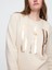 Kadın Krem Gap Logo Crewneck Sweatshirt 3