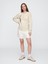 Kadın Krem Gap Logo Crewneck Sweatshirt 4