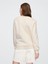 Kadın Krem Gap Logo Crewneck Sweatshirt 5