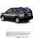 Nissan X-Trail Uyumlu Cam Çıtası 6 Parça 2007-2013 Paslanmaz Krom 2