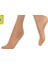 5 Çift 40 Denye Kadın Düz Soket Mus Çorap Bronz 2