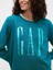 Kadın Mavi Gap Logo Crewneck Sweatshirt 3