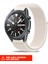 Samsung Galaxy Watch 46MM / Galaxy Watch 3 45MM / Gear S3 Uyumlu Hasır Örgü Spor Cırtlı Kordon 22MM 1