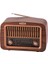 D-59 Ahşap Nostalji Radyo Kablosuz Bluetooth Hoparlör 4