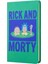 Sert Kapak Lastikli Mini Defter Rick And Morty Yeşil 80 Yp 9X14 DFT-388371 1