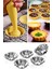 12 Adet Paslanmaz Mini Kek Kalıbı, Cupcake, Tart, Tartolet, Brownie, Topkek, Muffin Kalıbı 1