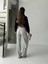 Fit Comfort Gri Salaş Pantolon A6011 4