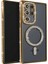 Samsung Galaxy S23 Ultra Joke Simli Magneticsafe Kılıf - Gold 1