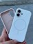 iPhone 16 Kılıf Magsafe Wireless Kablosuz Şarj Pürüssüz Yumuşak Içi Kadife Süet Neon Renkli Kaymaz 1
