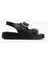 Shery Siyah Cilt Sandalet 1