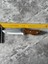 Köpekbalığı Başlıklı El Yapımı Ceviz Kabzeli Kılıflı Av ve Kamp Bıçağı – 30 cm 5