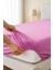 Çift Kişilik Düz Penye &#37;100 Pamuklu Lastikli Çarşaf 180X200 Newsheet Mor 1