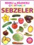 Renkli ve Eğlenceli Çıkartmalar Sebzeler 1