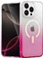 Apple iPhone 15 Pro Max Pummel Shiny Magsafe Kapak - Pembe 1