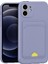 iPhone 11 Kılıf Kelvin Kartvizitli Silikon - Lila 1