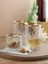 Timeless Viski Bardağı Çerezlik Golden Touch 3 Parça Set 1