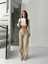 Fit Comfort Bej Salaş Pantolon A6011 2
