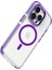 iPhone 15 Pro Max Bella Magsafe Kapak - Derin Mor 7