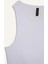 Slim Fit Dar Kesim Basic Düz Halter Yaka Fitilli Kaşkorse Pedli Atlet G0843AX25AU 2