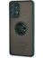 Samsung Galaxy A72 Kılıf Montreal Yüzüklü Silikon Kapak - Yeşil 2