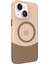 iPhone 15 Pc Suit Magsafe Kapak - Kahverengi 1